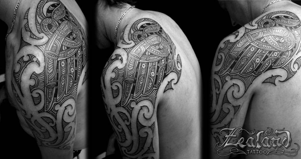 Tribal Black Maori Tattoos For Men Adults Realistic Tiger Lion Forest  Knight Fake Tattoo Sticker Arm Body Tatoos Waterproof 3d - Temporary Tattoos  - AliExpress