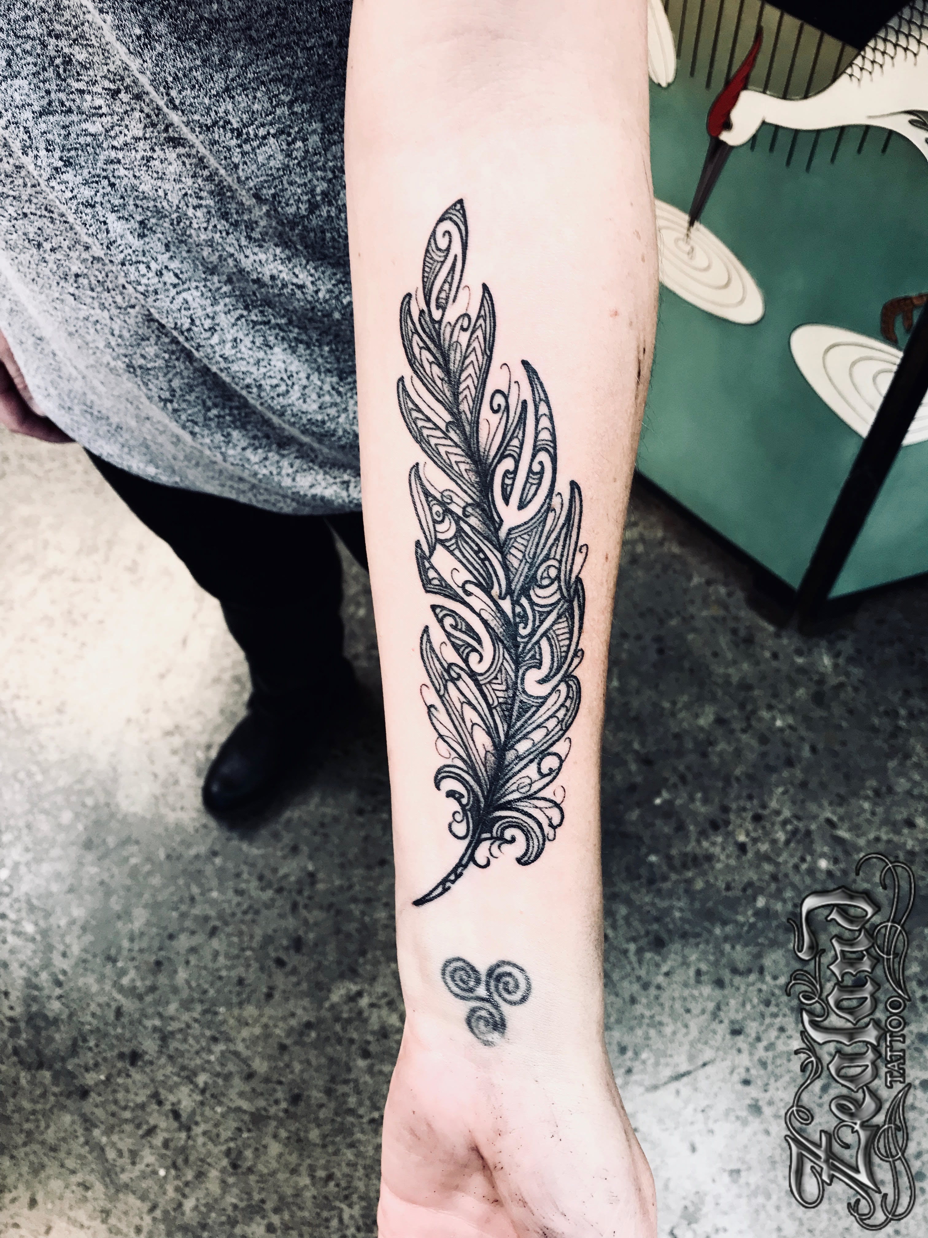 50 Beautiful Feather Tattoo Designs | TattooAdore | Wrist tattoos for guys, Feather  tattoo design, Small tattoos for guys