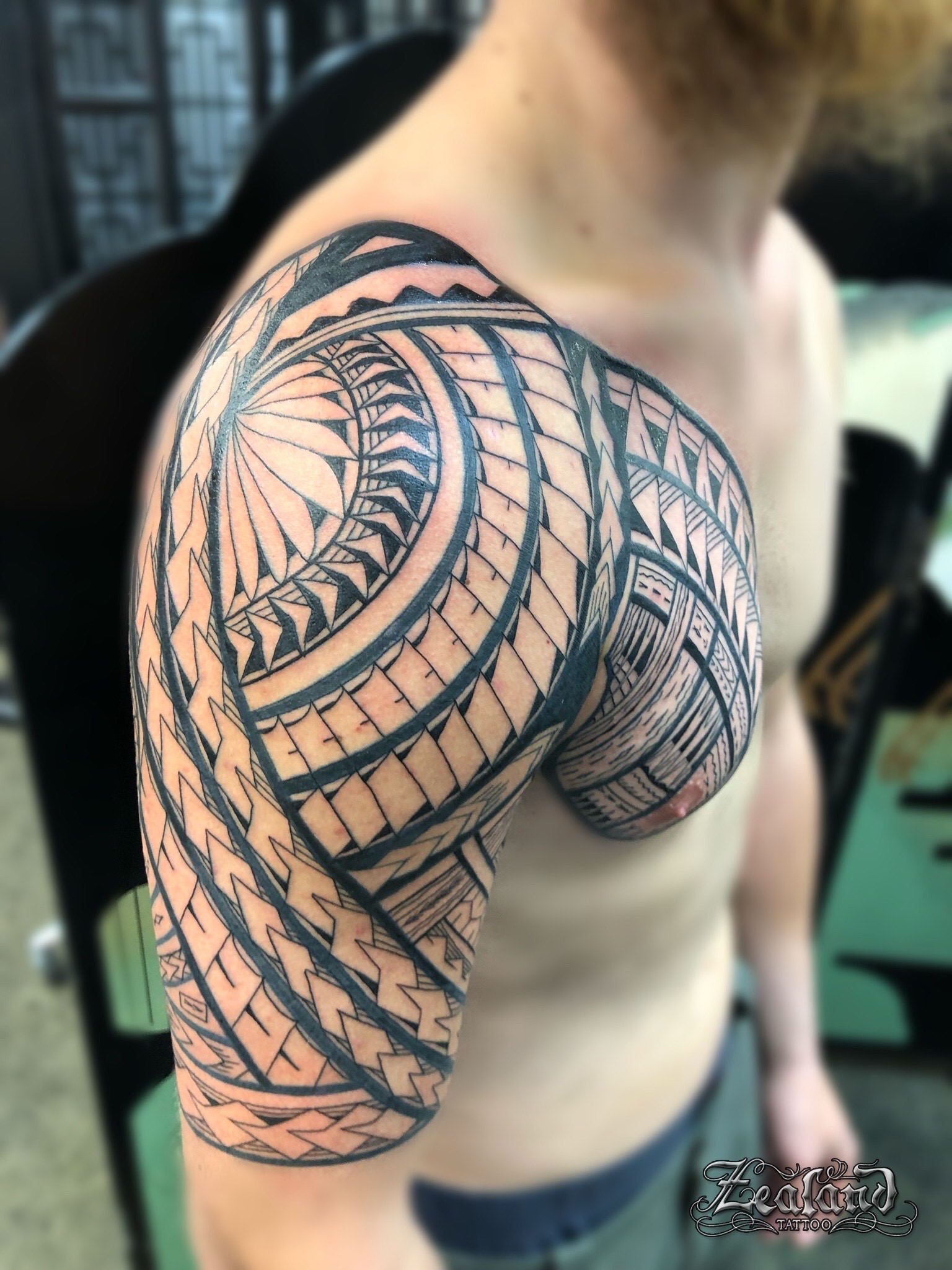 Polynesian armband tattoo by... - Skin Machine Tattoo Studio | Facebook